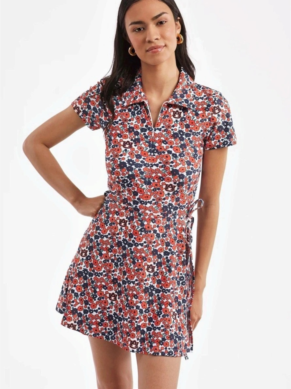 Auburn University Floral Mini Dress - XS NWT